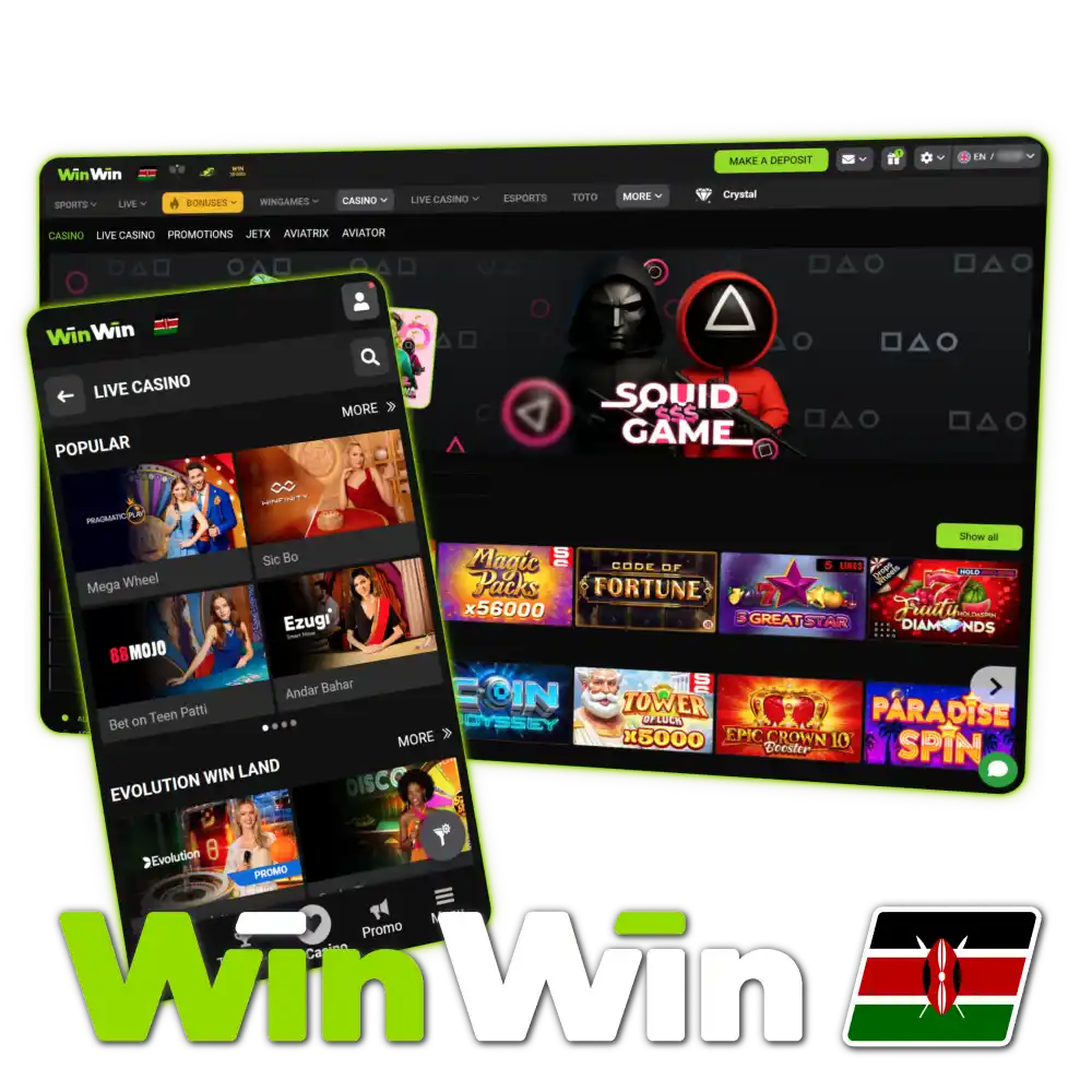 Play online the best casino games on official website WinWin.