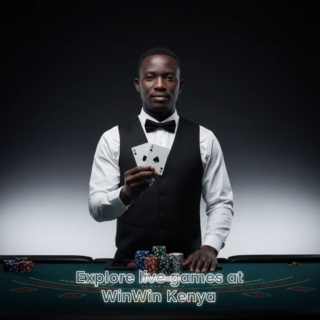 WinWin Kenya live dealer lobby with 150+ tables: roulette, blackjack, baccarat, poker, TV games, game shows, KSh limits