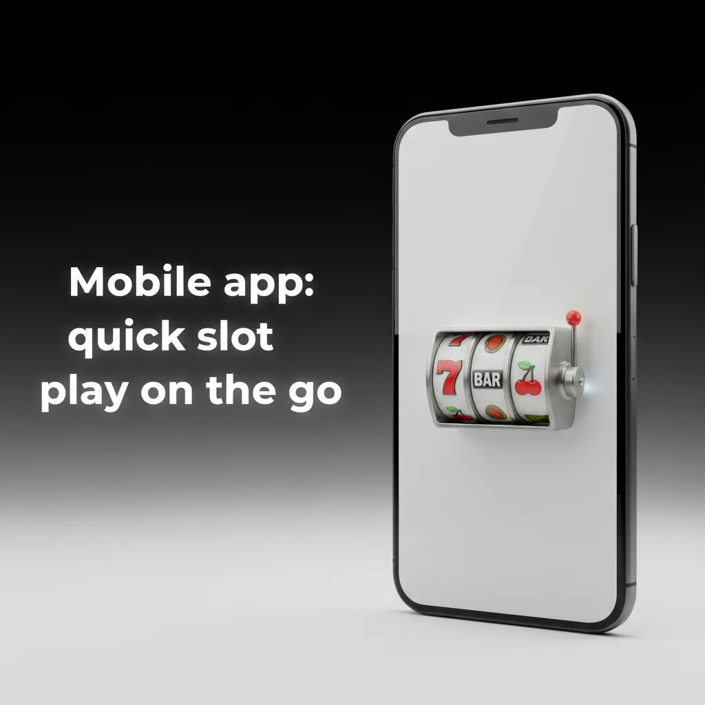 Phone showing casino slot app with one-handed UI, bottom nav bar, search filters, and quick spin toggle.