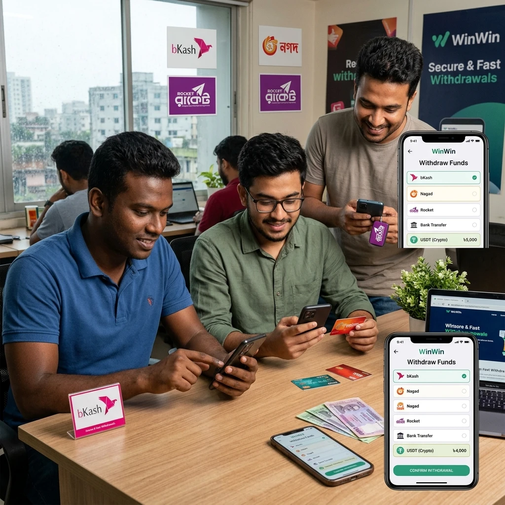 Available Withdrawal Options at WinWin Bangladesh